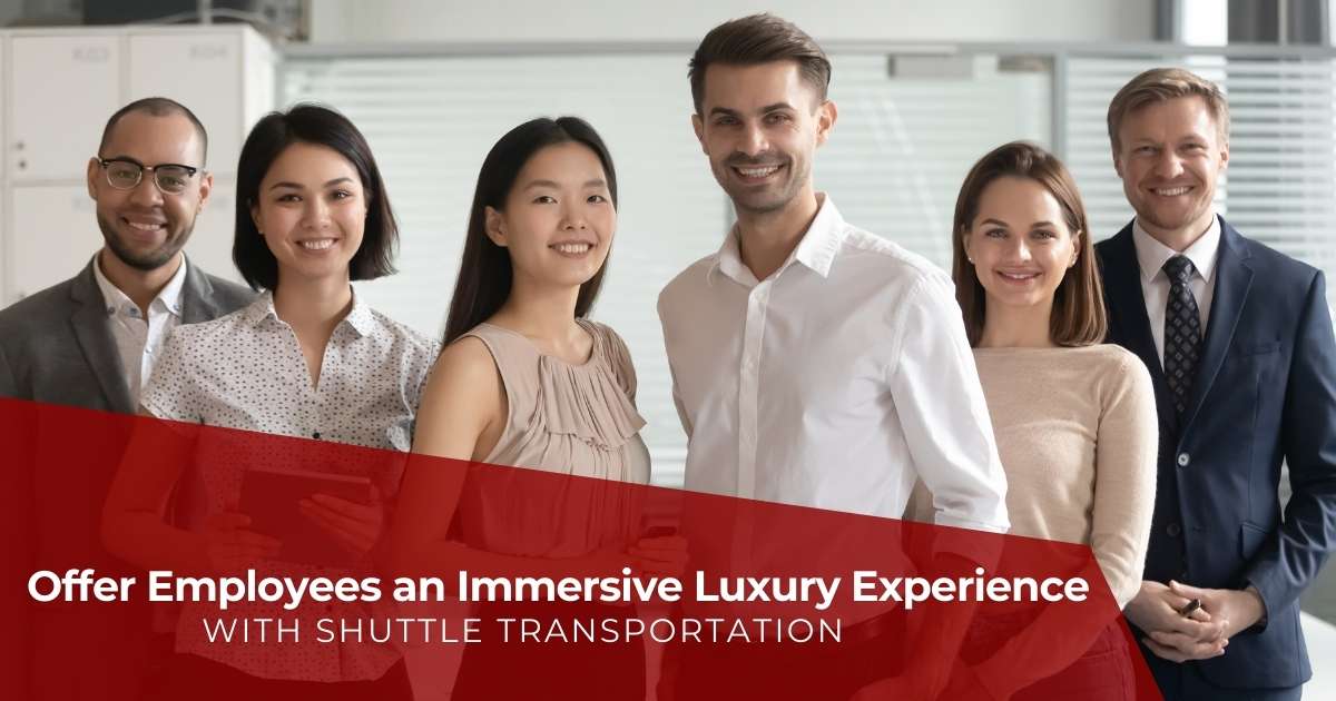 Curated visual reference: Visual Reference: Enhance Employee Transportation With Luxury Shuttle Services